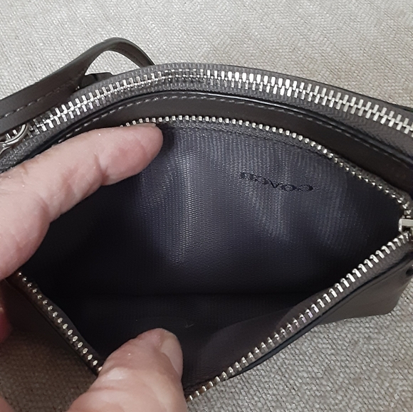 Coach Brown Leather Wristlet - Picture 10 of 11